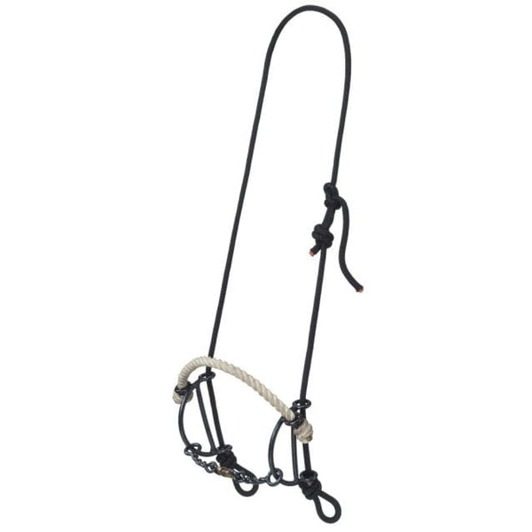 Tough-1 Tough1 Rope Headstall with Rope Nose and Twisted Dogbone Gag Combo