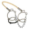 Tough-1 Tough1 Six Cheek Sweet Iron Twisted Snaffle with Rope Nose 5 1/2"