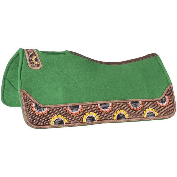 Tough-1 Tough1 Sunflower Contour Felt Saddle Pad 31" x 32"