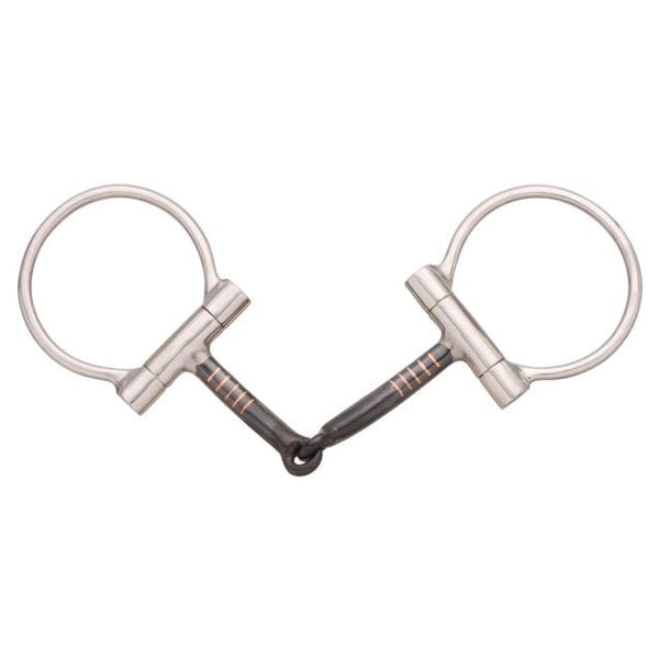 Tough-1 Tough1 Sweet Iron Snaffle Offset Dee Bit