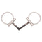 Tough-1 Tough1 Sweet Iron Snaffle Offset Dee Bit
