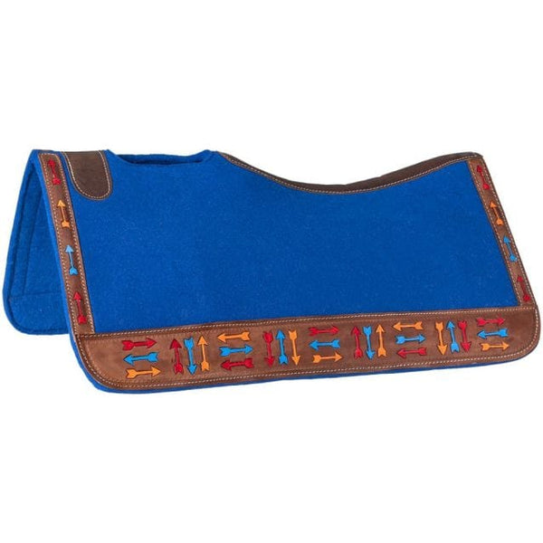 Tough-1 Tough1 Triple Arrow Contour Felt Saddle Pad