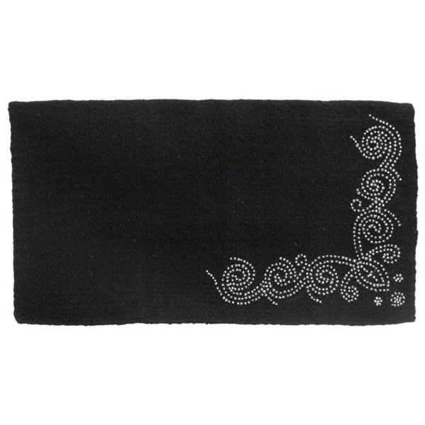 Tough-1 Tough1 Wool Blend Saddle Blanket with Designer Dots