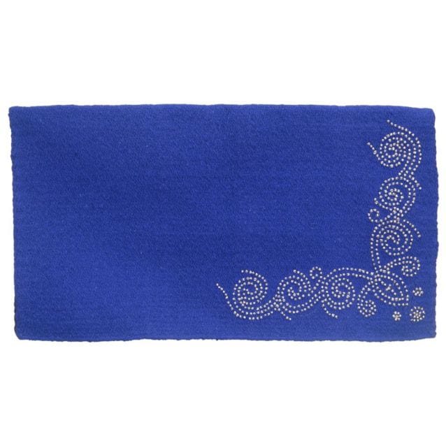 Tough-1 Tough1 Wool Blend Saddle Blanket with Designer Dots