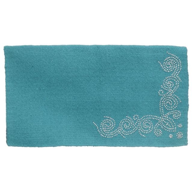 Tough-1 Tough1 Wool Blend Saddle Blanket with Designer Dots
