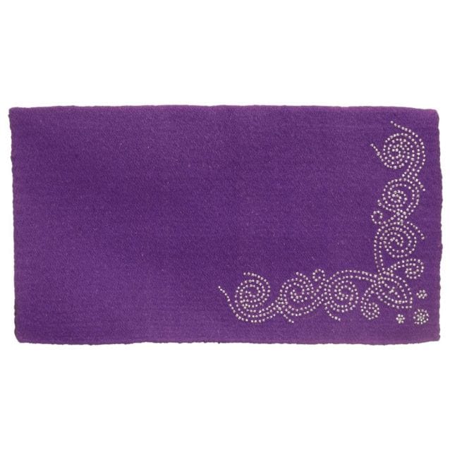 Tough-1 Tough1 Wool Blend Saddle Blanket with Designer Dots