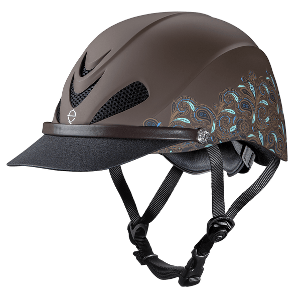 Troxel Troxel Dakota Helmet - Turquoise Paisley