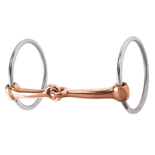 Weaver Weaver 5" Professional Ring Copper Snaffle Bit
