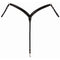 Weaver Weaver Black Leather Contoured Ring-in-Center Breast Collar