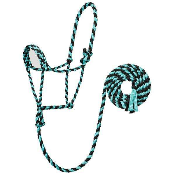 Weaver Weaver Braided Mule Tape Halter with 6' Lead