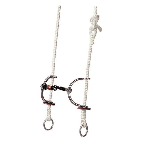 Weaver Weaver Gag Bridle with Sweet Iron Copper Roller Mouth Sliding Bit
