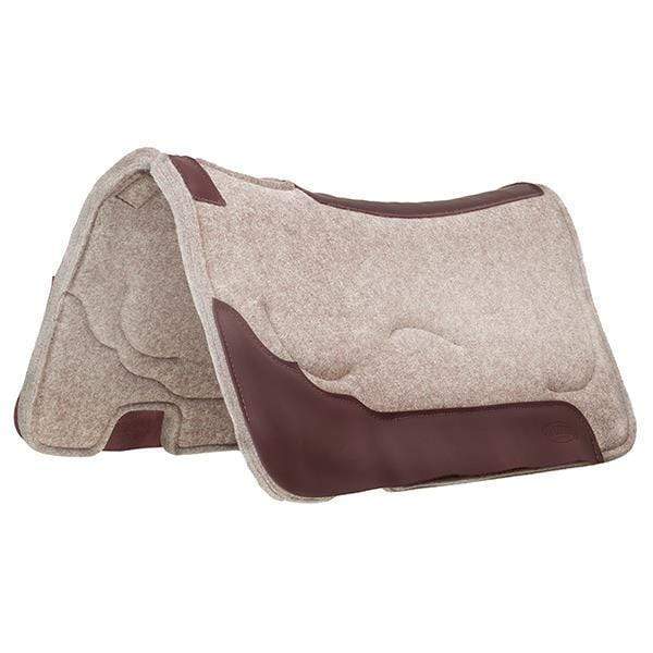 Weaver Weaver Gel Contoured Wool Blend Felt Saddle Pad