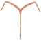 Weaver Weaver Harness Leather Contoured Ring-in-Center Breast Collar