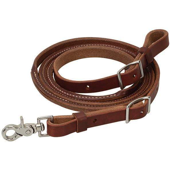 Weaver Weaver Oiled Canyon Rose Heavy Harness Leather Round Roper Rein
