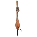 Weaver Weaver Rough Out Russet Harness Leather Browband Headstall with Spots