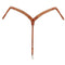 Weaver Weaver Rough Out Russet Harness Leather Contoured Breast Collar