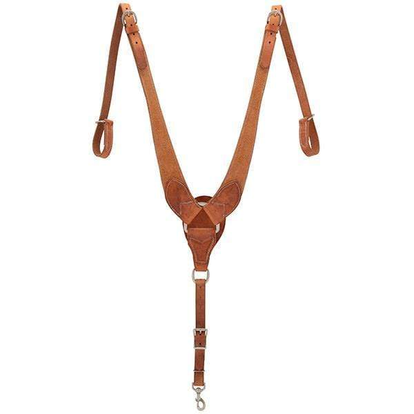 Weaver Weaver Rough Out Russet Harness Leather Pulling Breast Collar