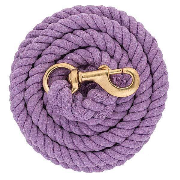 Weaver Weaver Solid Color Cotton Lead Rope with Solid Brass 225 Snap