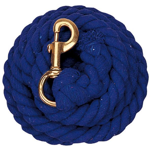 Weaver Weaver Solid Color Cotton Lead Rope with Solid Brass 225 Snap