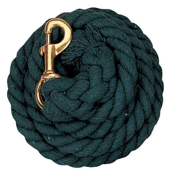 Weaver Weaver Solid Color Cotton Lead Rope with Solid Brass 225 Snap