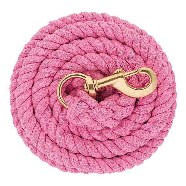 Weaver Weaver Solid Color Cotton Lead Rope with Solid Brass 225 Snap