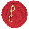 Weaver Weaver Solid Color Cotton Lead Rope with Solid Brass 225 Snap