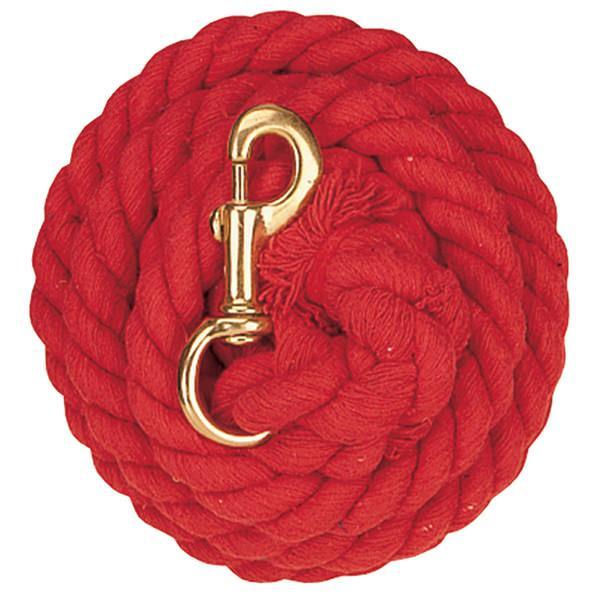 Weaver Weaver Solid Color Cotton Lead Rope with Solid Brass 225 Snap