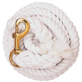 Weaver Weaver Solid Color Cotton Lead Rope with Solid Brass 225 Snap