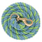 Weaver Weaver Striped Cotton Lead Rope with Solid Brass 225 Snap