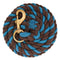 Weaver Weaver Striped Cotton Lead Rope with Solid Brass 225 Snap