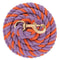 Weaver Weaver Striped Cotton Lead Rope with Solid Brass 225 Snap