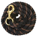 Weaver Weaver Striped Cotton Lead Rope with Solid Brass 225 Snap